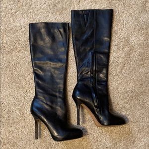 Sam Edelman Stiletto Knee High Leather Boots